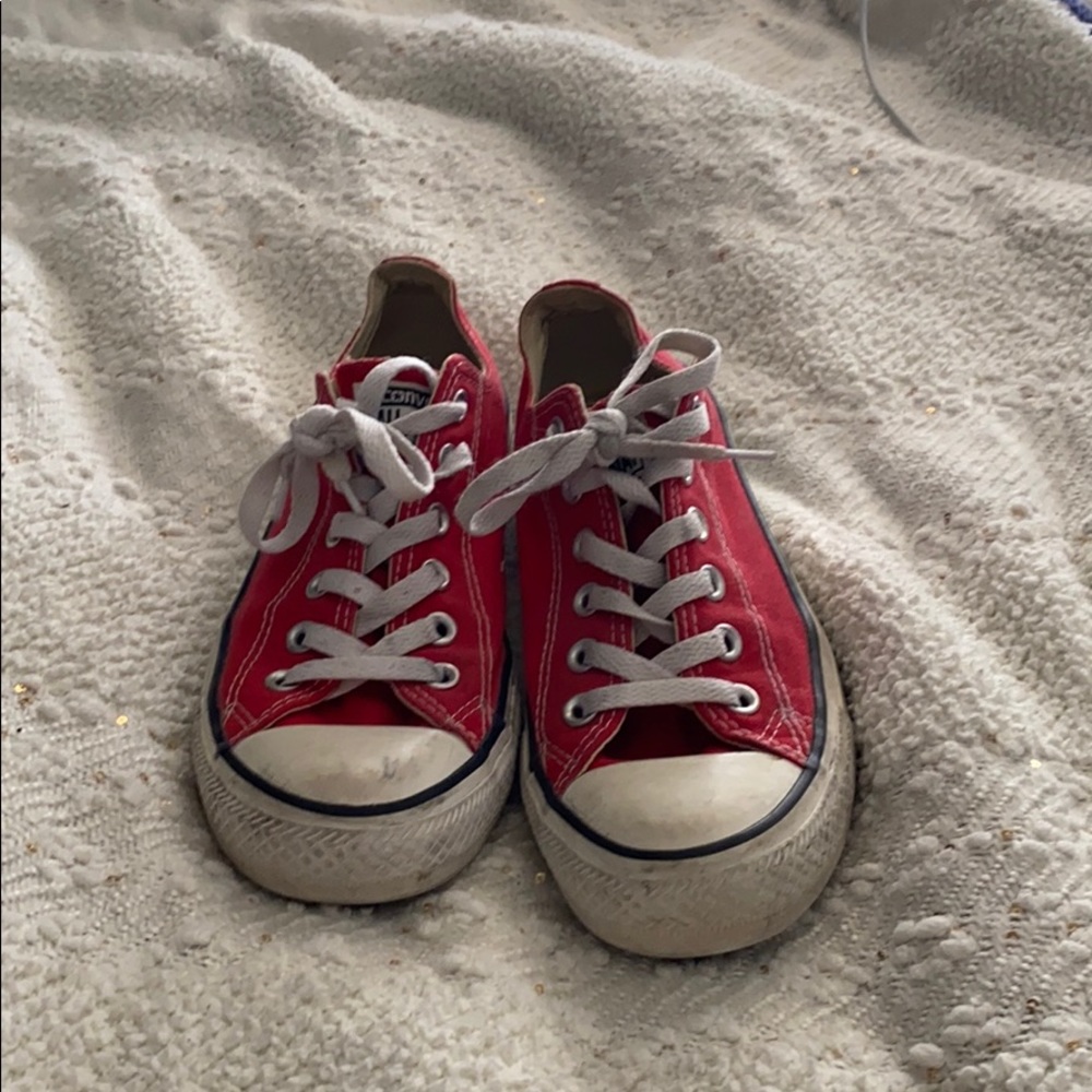 Red Low-top Converse